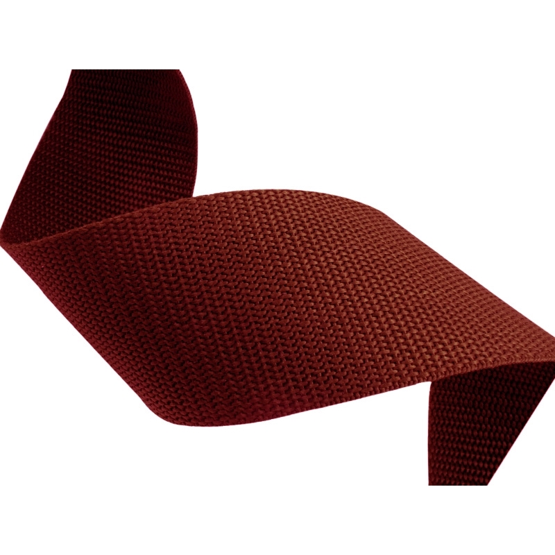 Webbing pp 30 mm / 1,1  mm maroon 520 50 mb EKO