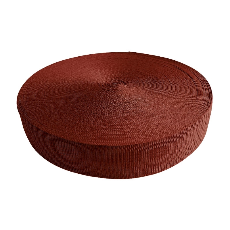 Webbing pp 30 mm / 1,1 mm&nbspmaroon 520&nbsp50 mb EKO