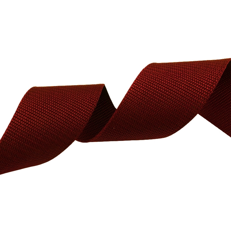 Webbing pp 30 mm / 1,1 mm&nbspmaroon 520&nbsp50 mb EKO