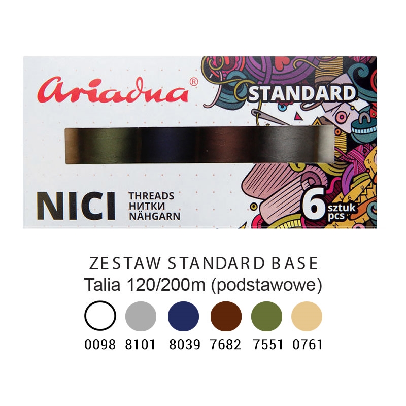 Nici szwalnicze zestaw standard Casual Talia 120