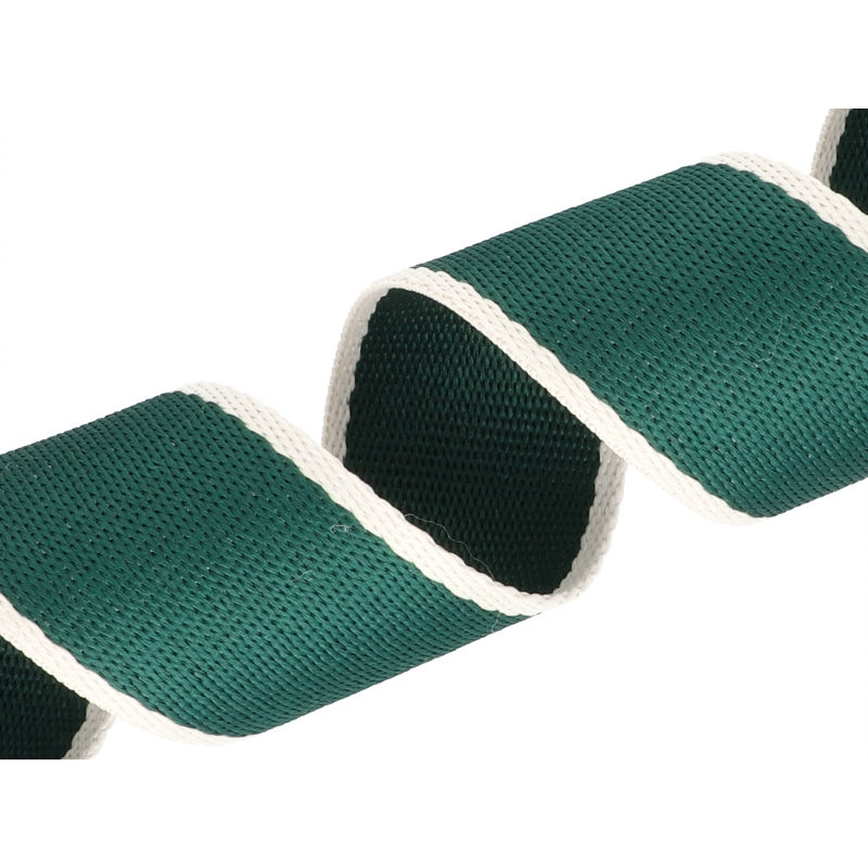 Polycotton webbing 38 mm/1,4 dark green 50 yd