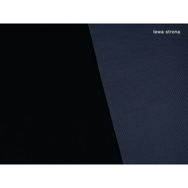 POLYESTER FABRIC FLOCK 0,6 MM NAVY BLUE 058 138 CM