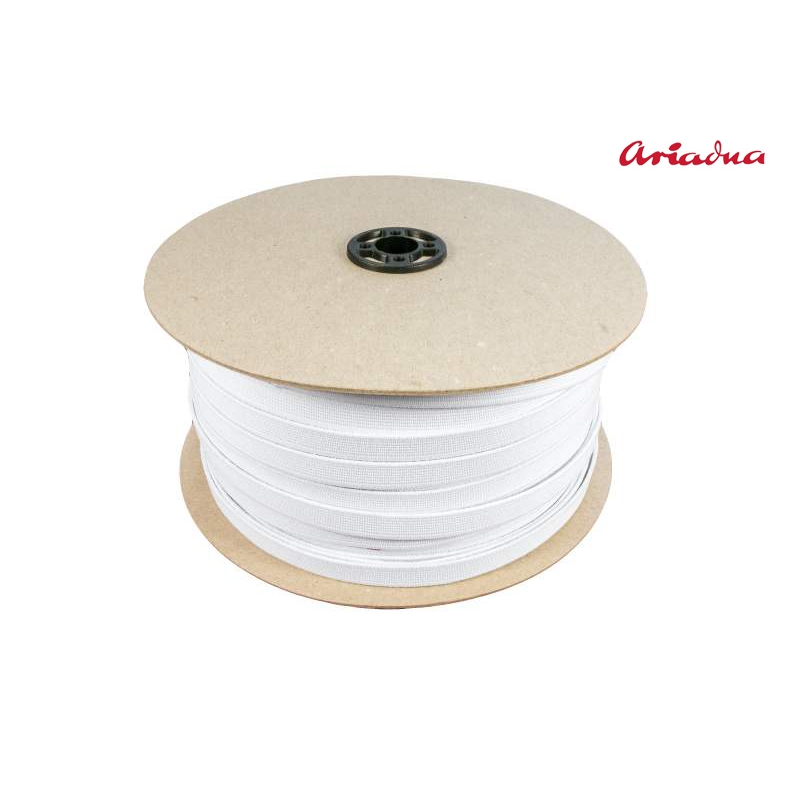 SHOES ELASTIC BAND 10 MM EU (501) WHITE 100 MB