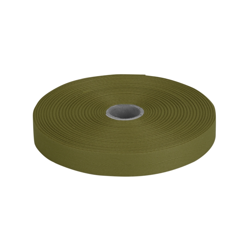 Bavlněná keprovka 10 mm/0,35 mm khaki (305)