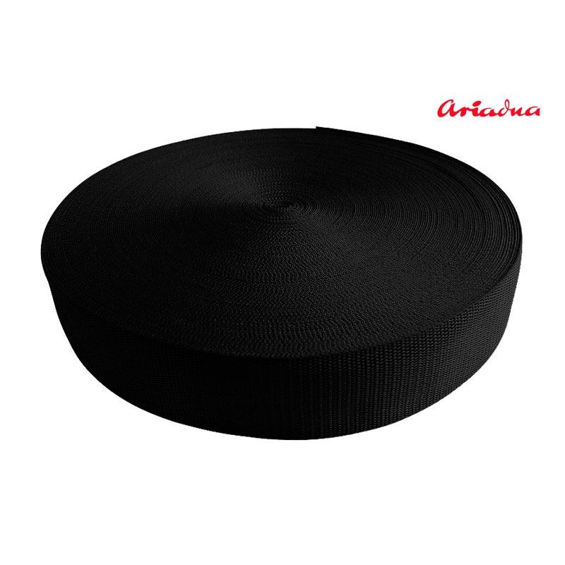 WEBBING  70 mm / 1,3 MM BLACK 0099 PP 50 MB