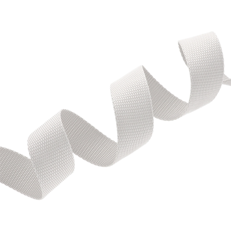 WEBBING  40 MM / 1,2 MM EU WHITE 501  PP 50 MB