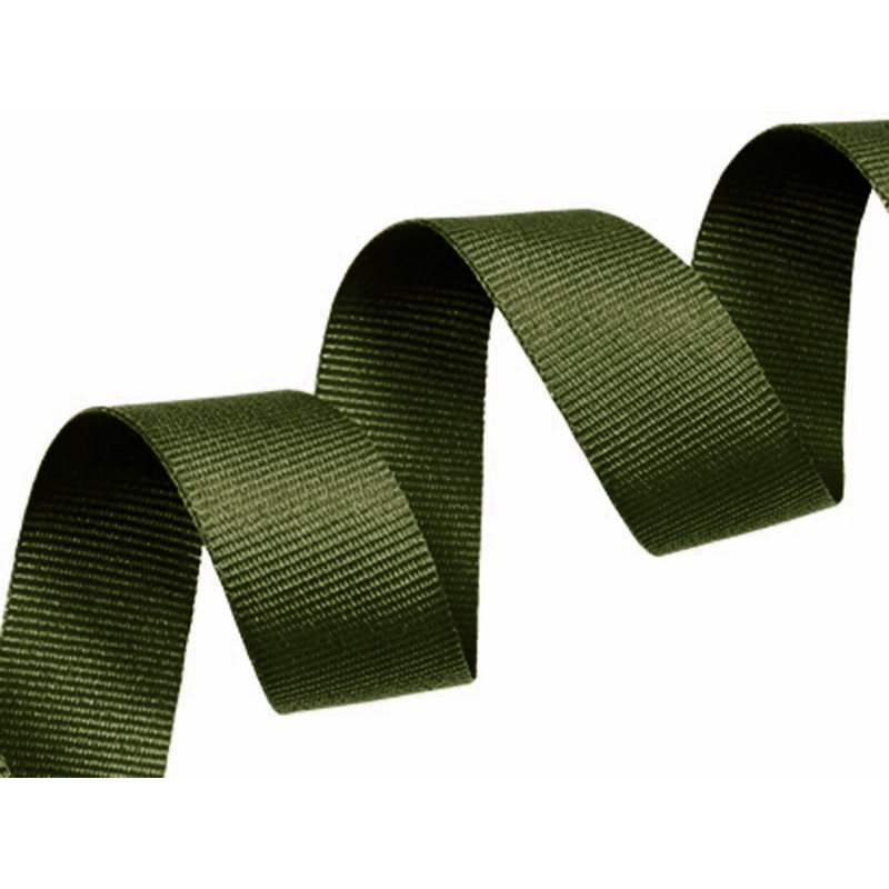 Grosgrain ribbon 20 mm/0,40 mm olive (305)