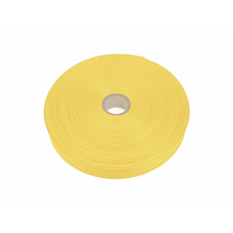 Grosgrain ribbon 20 mm/0,40 mm yellow (124)