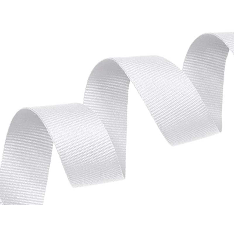 Grosgrain ribbon 10 mm/0,40 mm white (501)