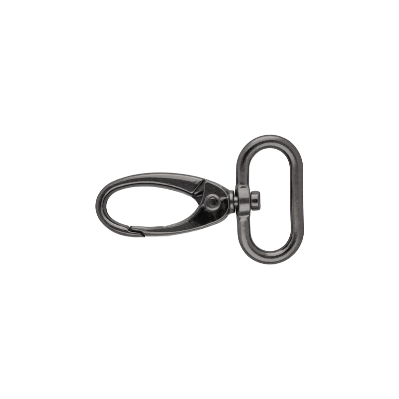 METAL SNAP HOOK 25 MM BLACK NICKEL 1    PCS