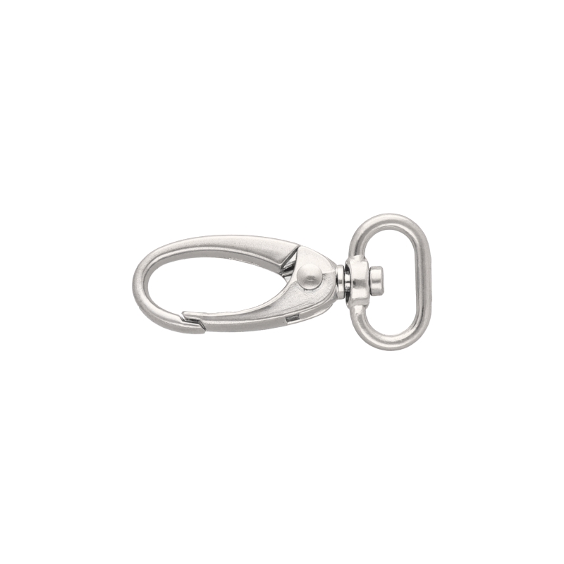 METAL SNAP HOOK 0037 15 MM NICKEL MATT 100 PCS