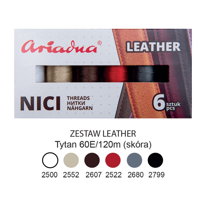 THREADS  TYTAN 60 LEATHER 120 MB 6 PCS.