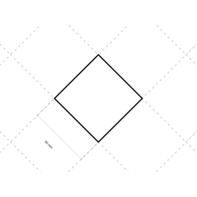 Podszewka pikowana karo 5x5 cm  (101) beżowa