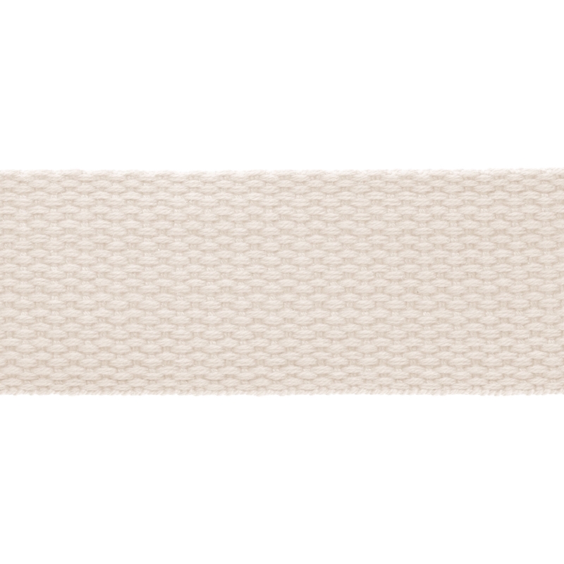 Polycotton webbing 2 mm grey 032 pp 50 yd