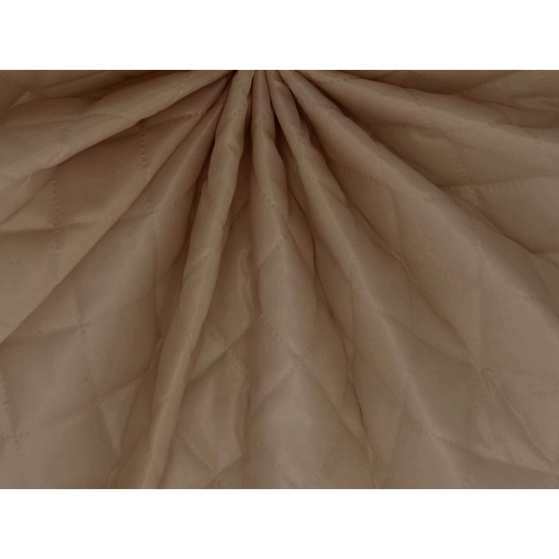 QUILTED POLYESTER LINING FABRIC 180T (810) BEIGE 150 CM 25 MB