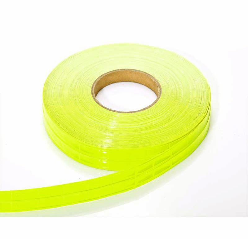 Reflective webbing tape 50 mm yellow 50 mb