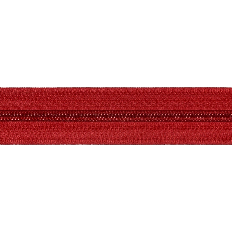 NYLON READY ZIPPER 5 AUTO LOCK OPEN END 80 CM (171) RED