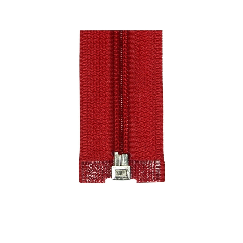 NYLON READY ZIPPER 5 AUTO LOCK OPEN END 80 CM (171) RED