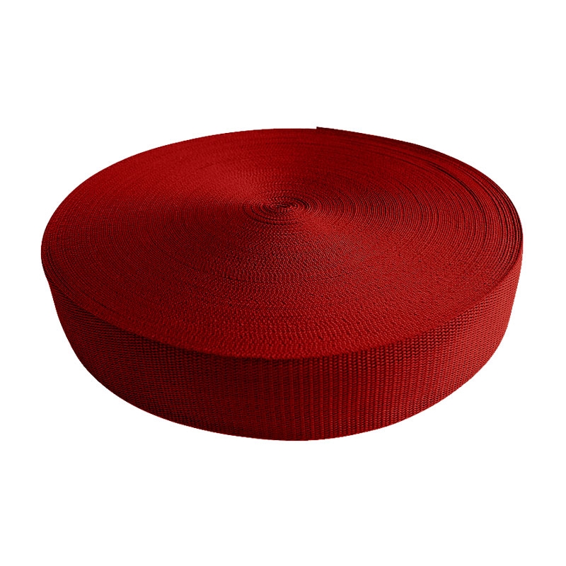 Webbing pp 40 mm / 1,3 mm red 519 50 mb