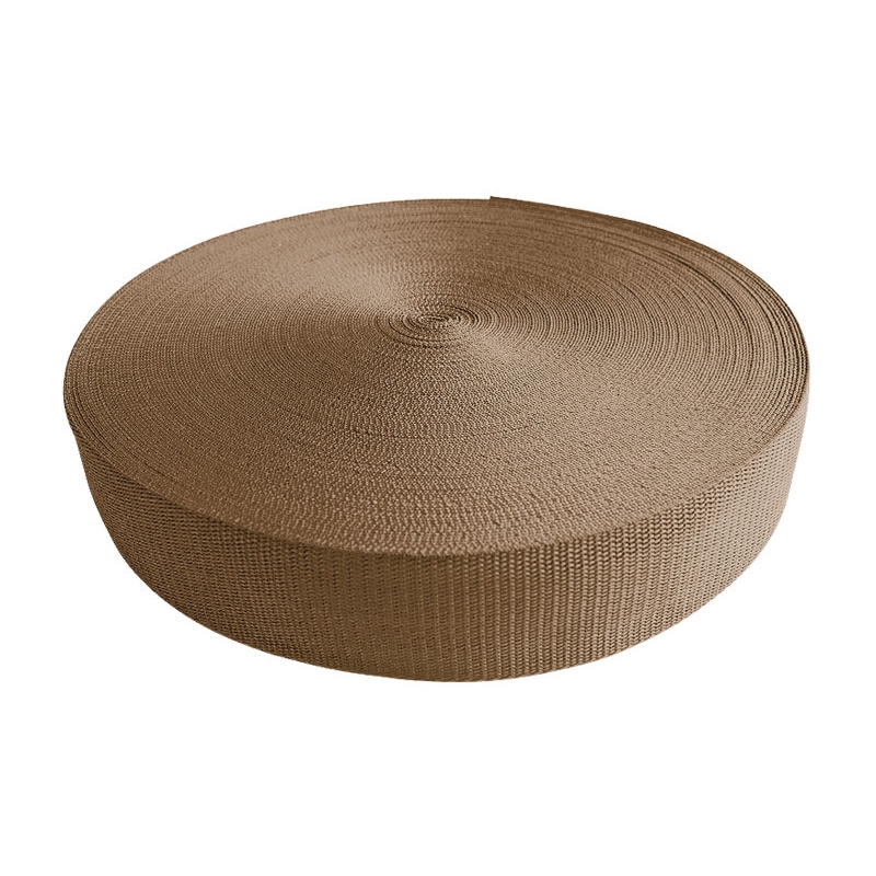 Webbing pp 40 mm / 1,3 mm dark beige  894 50 mb