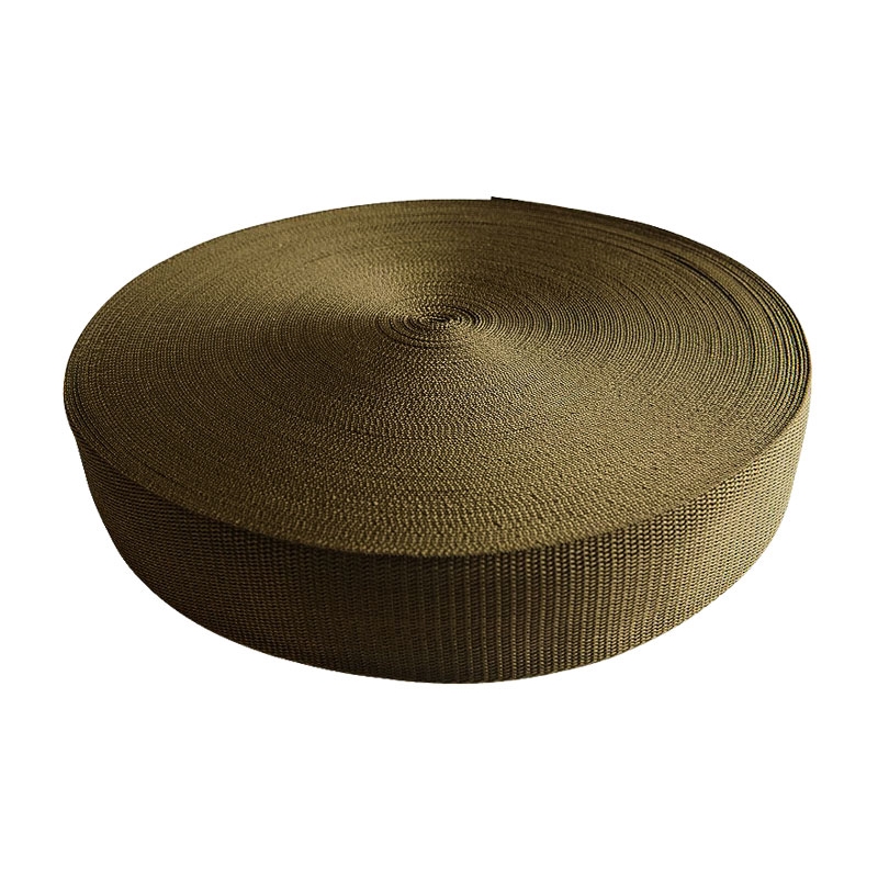 Webbing pp 40 mm / 1,3 mm dark olive 888 50 mb