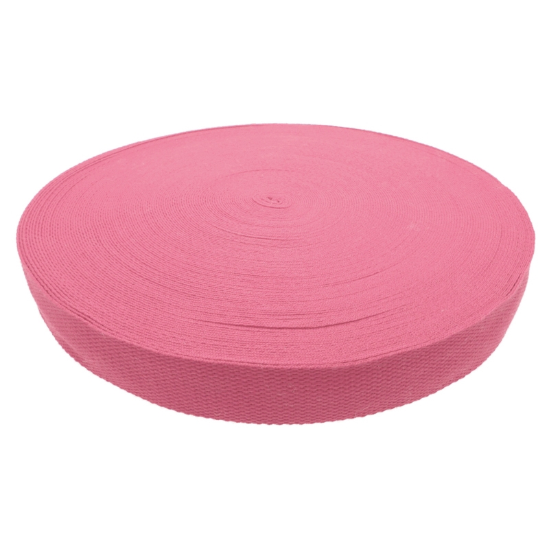 Polycotton webbing 1,4 pink 515 pp 50 yd