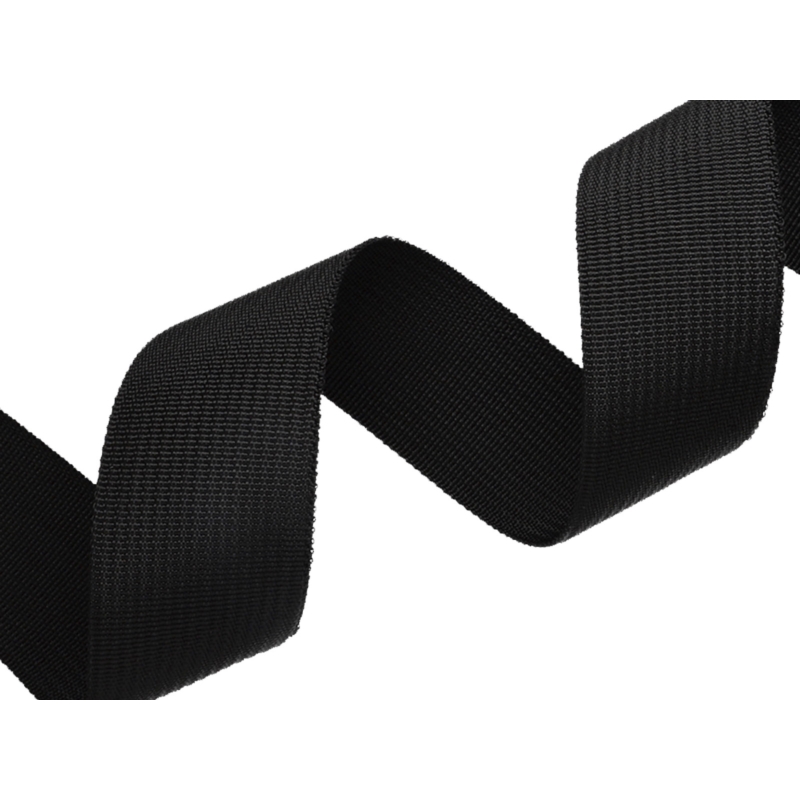 Mini polypropylene webbing 32 mm / 0.95 mm black (580)