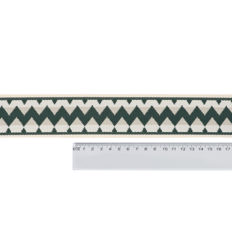 Polycotton webbing 50 mm/1,55 mm (+/-5%) chevron 50 yd