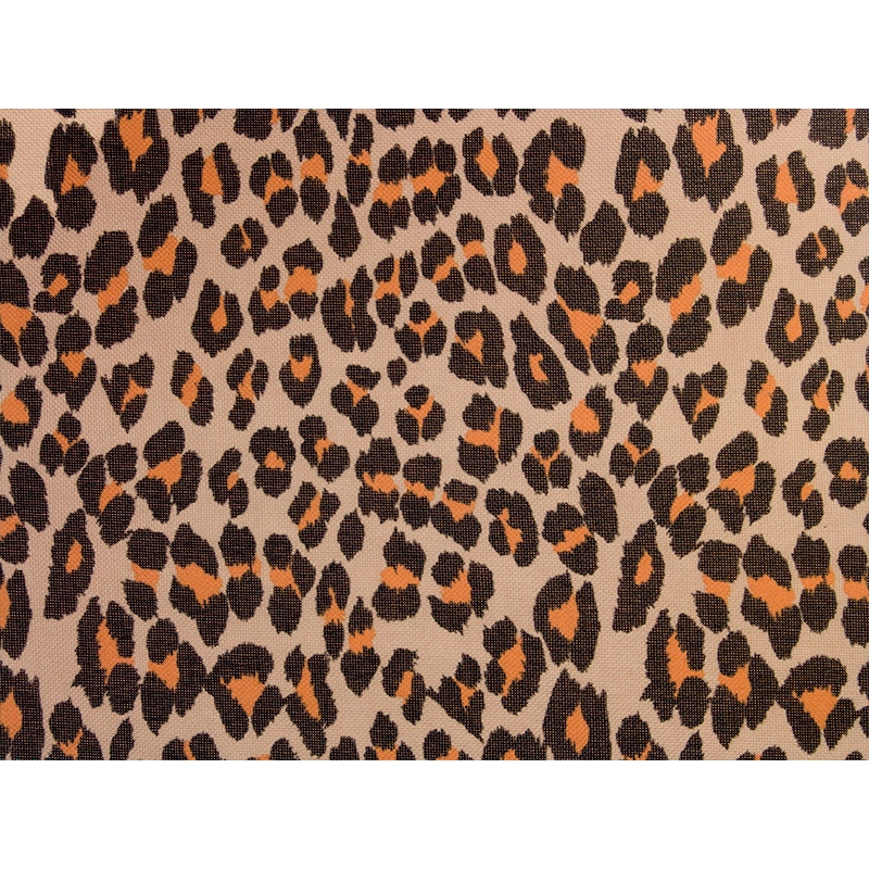 Polyester fabric premium 600d*300d waterproof pvc-f covered leopard print 17 150 cm 50 mb