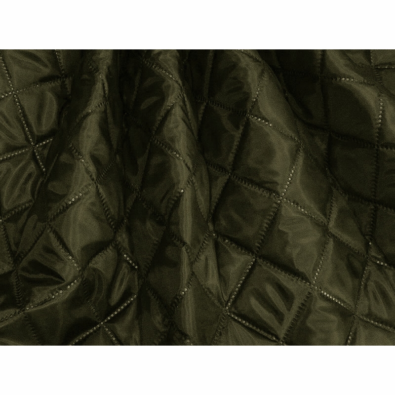 QUILTED POLYESTER LINING FABRIC 180T (173)&nbspKHAKI 150 CM 100 MB