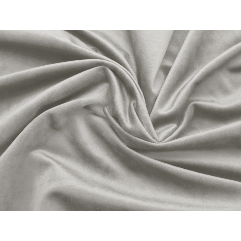 SUEDE FABRIC  (VELOUR) 260 G/M2 LIGHT GREY