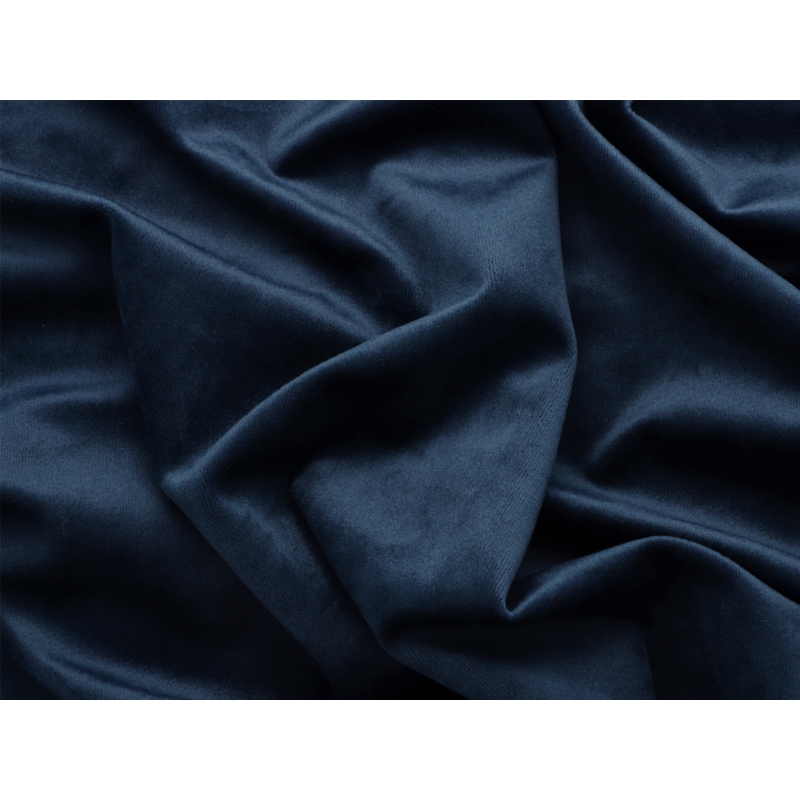 SUEDE FABRIC (VELOUR) 260 G/M2 NAVY BLUE