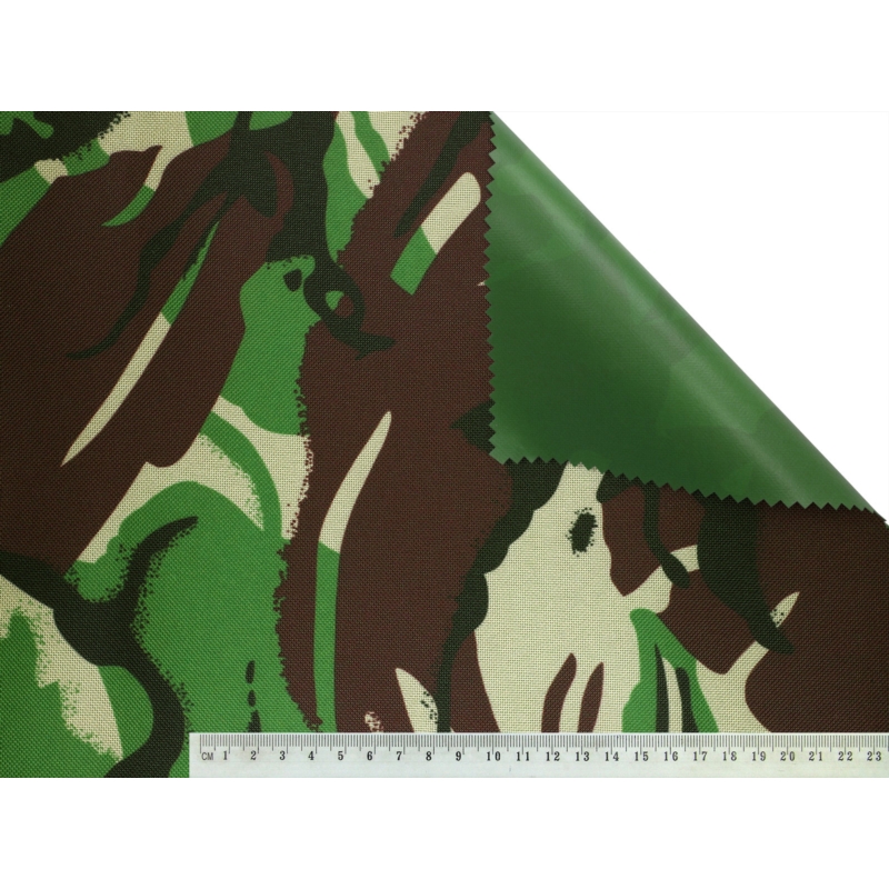 Polyester fabric premium 600d*300d waterproof pvc-f covered jungle 21 150 cm