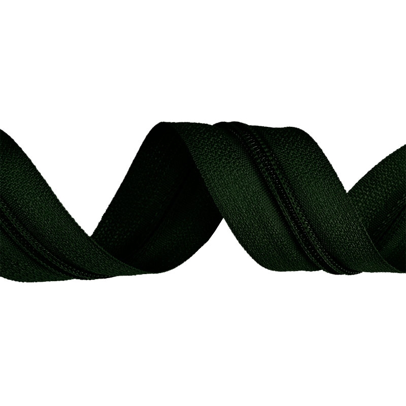 NYLON ZIPPER TAPE 5 (153) DARK GREEN  200  MB