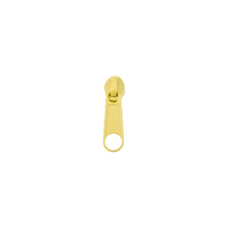 SLIDER FOR NYLON ZIPPER TAPES WITH CORD 3 NON LOCK YELLOW 504 100/500 PCS