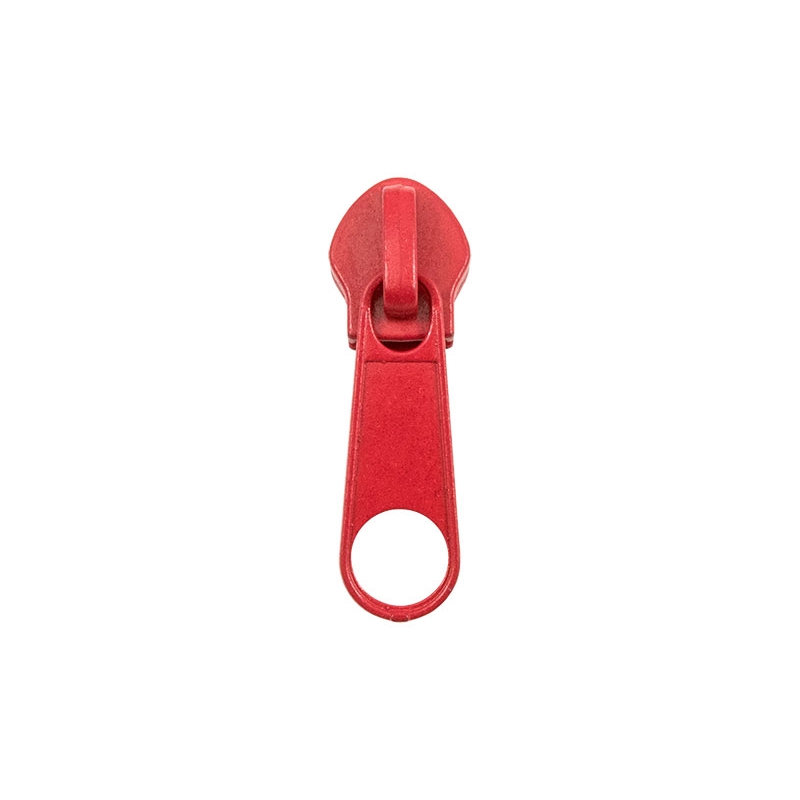 SLIDER FOR NYLON ZIPPER TAPES 8 NON LOCK RED 50/500 PCS