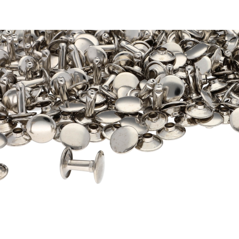 METAL    RIVET TWO-SIDED LUX 12/4/15 MM NICKEL 1000 PCS