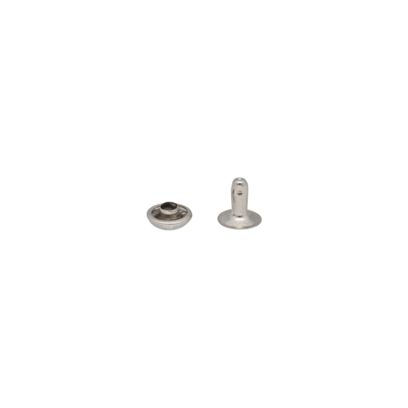 METAL RIVET BALL HEAD ONE-SIDED 8/3/8 MM NICKEL 1000 PCS