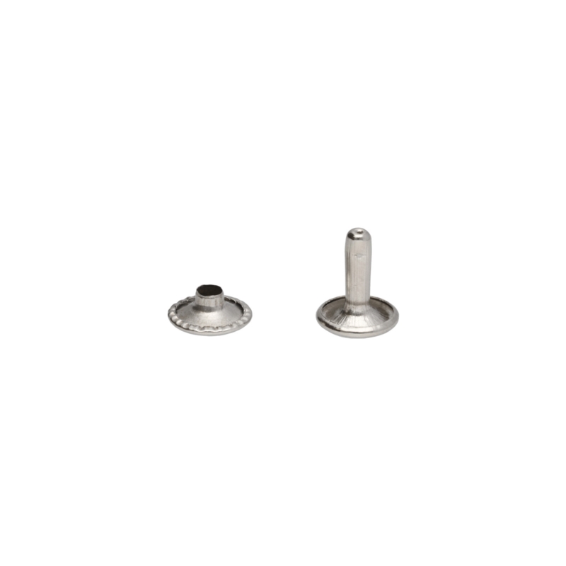 METAL   RIVET TWO-SIDED LUX 10/3/12 MM NICKEL