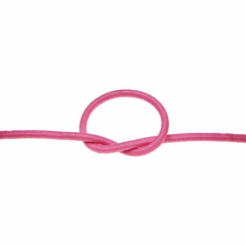 Elastic cord 3 mm&nbsppink&nbsp312 polyester 50  mb