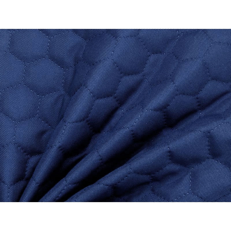 Quilted   polyester fabric Oxford 600d pu*2 waterproof honeycomb (115) cornflower&nbsp160  cm 25 mb