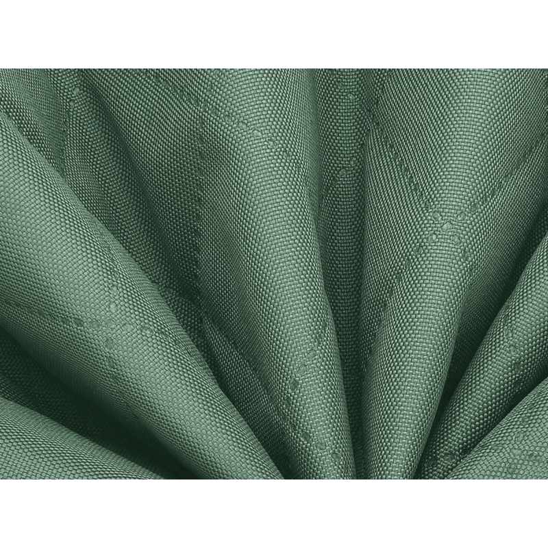 QUILTED POLYESTER FABRIC OXFORD 600D PU*5 WATERPROOF KARO (773) DARK SAGE 160 CM 25 MB