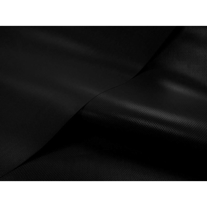 POLYESTER-STOFF TARPAULIN SCHWARZ 150 CM 1 LM