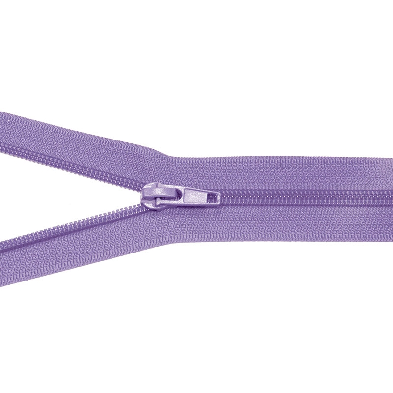 NYLON READY ZIPPER 5 AUTO LOCK OPEN END 85 CM (373) VIOLET