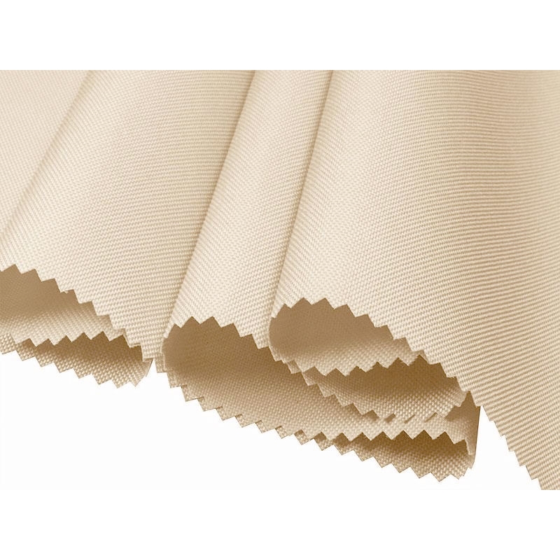 Polyester fabric Oxford 600d pu*2 waterproof (031) light beige 160 cm