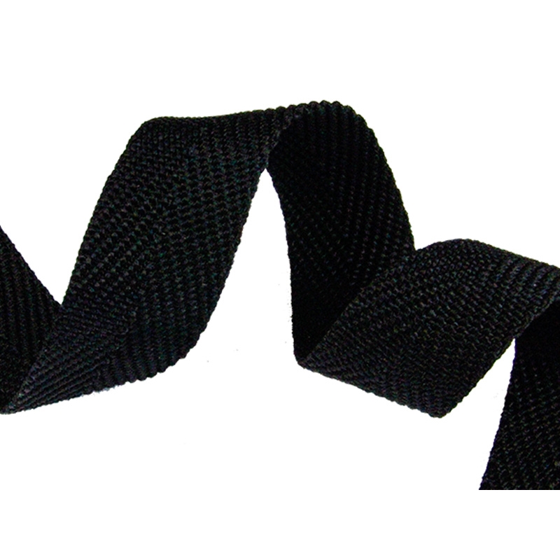 Herringbone twill tape 20  mm/1,35 mm (580) black