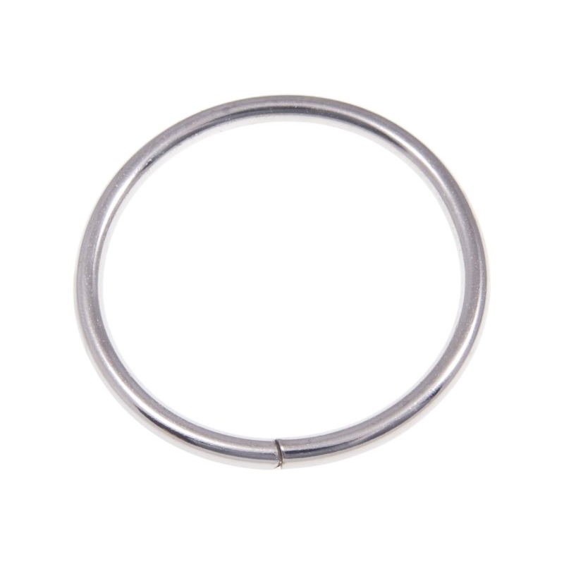 METAL RING 60/6 MM  NICKEL WIRE 50 PCS