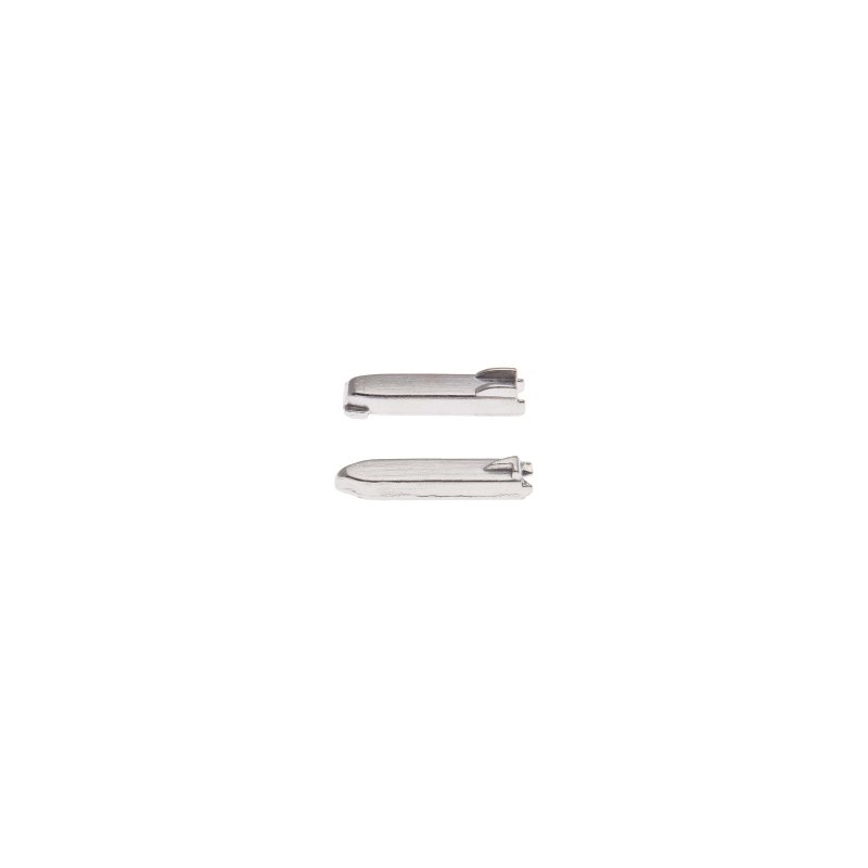 PIN&BOX CLASP 2-WAY 5 FOR METAL ZIP TAPE NICKEL 1000 PCS