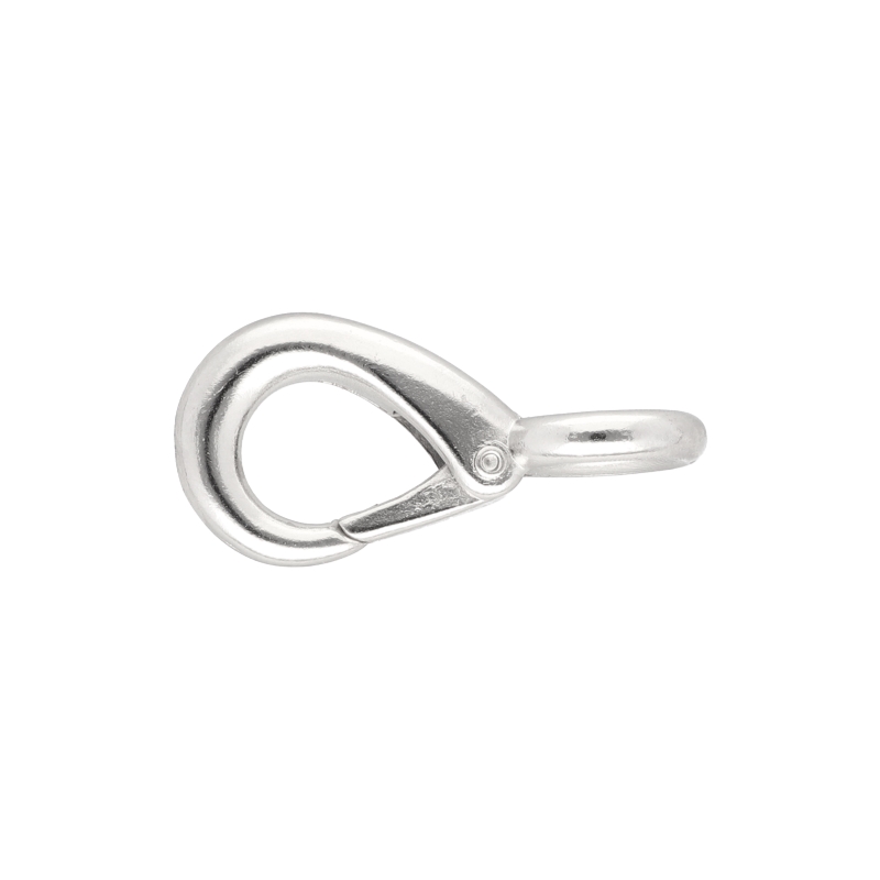 KARABINERHAKEN 12 MM NICKEL 100  ST.