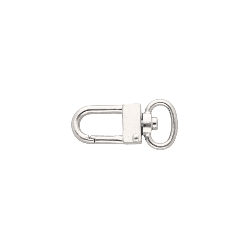 METAL SNAP HOOK 13 MM   MILAN NICKEL 100   PCS